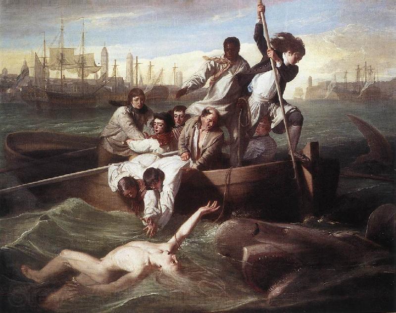 COPLEY, John Singleton Brook Watson and the Shark sdf Norge oil painting art